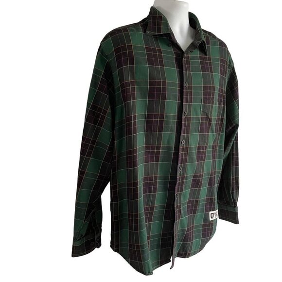 Roundtree and Yorke Varsity Long Sleeve Button Down Shirt Large - Picture 4 of 11